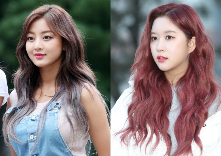 그룹 트와이스 지효, 우주소녀 다영. 사진=뉴스1