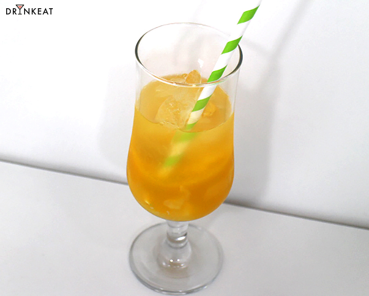 [드링킷] 망고가 통째로 들어간 망고 칵테일