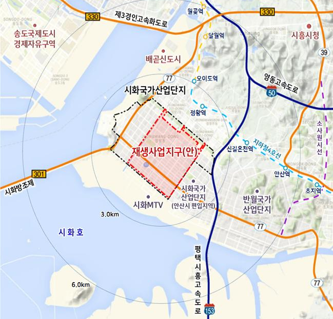 경기 시흥시 시화 국가산단 재생사업 위치도 (제공=국토교통부)