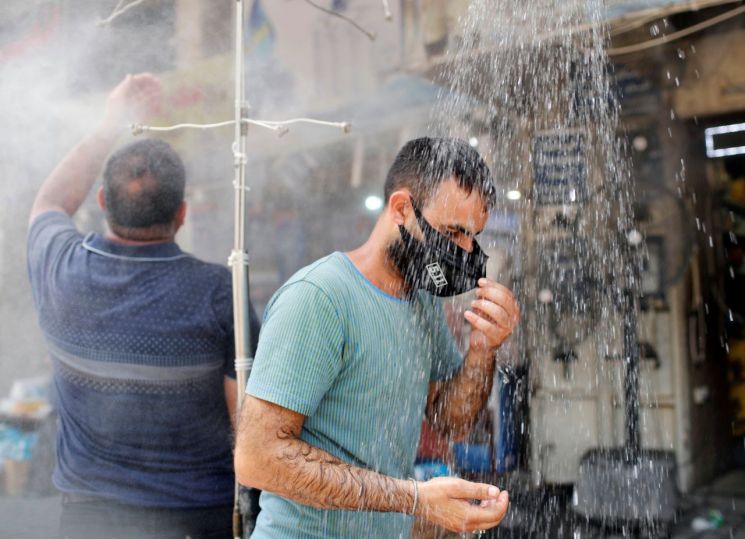 펄펄 끓는 중동…바그다드 관측사상 최대 폭염 '섭씨 51.8도'