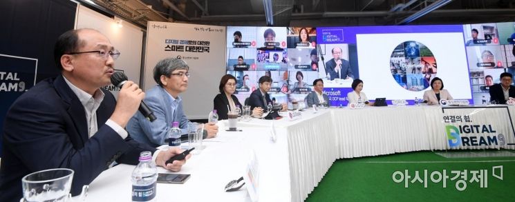 [포토] 과제 발표하는 장홍국 부문장