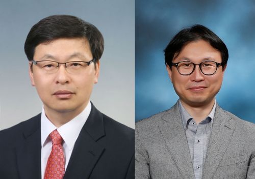 안동규 공과대학 기계공학과 교수(사진 왼쪽)와 임상수 경상대학 경제학과 교수(사진 오른쪽). 사진제공=조선대학교