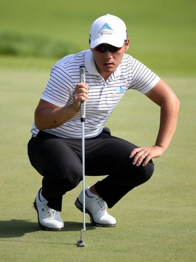 박정민 이틀 선두 "생애 첫 우승 GO~"…함정우 '1타 차 2위'