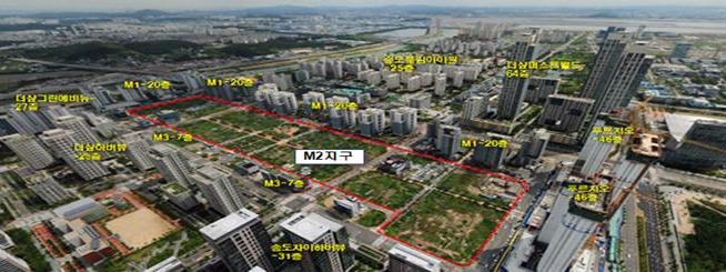 인천 송도국제도시 1공구 M2지구 [인천지검 제공]