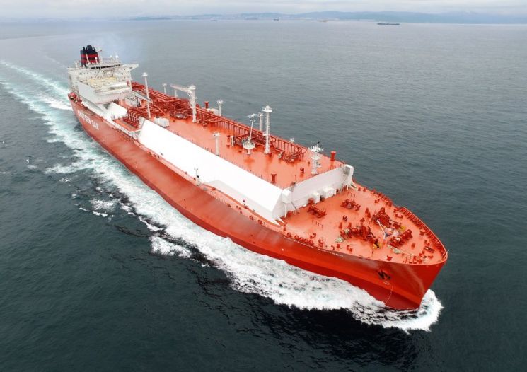 액화천연가스(LNG) 운반선. 사진제공=한국조선해양