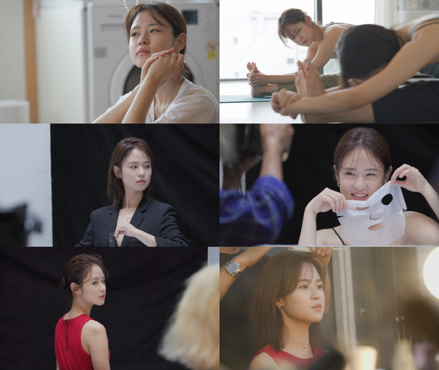 3개월만 재출연 '온앤오프' 심은우, 인생 첫 단독광고 촬영현장 공개