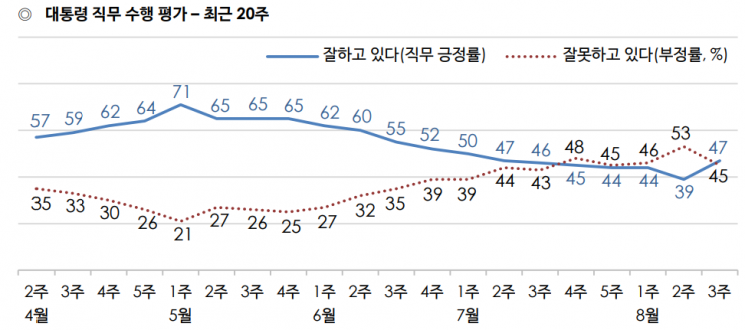 문 대통령·여당 지지율 급등…'전광훈 효과' [갤럽]