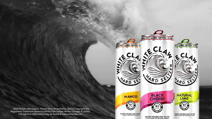 사진 - 유튜브 White Claw Hard Seltzer 화면 캡처