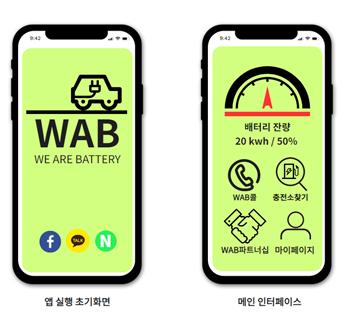 아이디어 기획 부문 대상을 받은 '와브WAB)' 서비스.(자료=산업통상자원부)