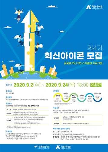 신용보증기금, 혁신아이콘 제4기 공개 모집
