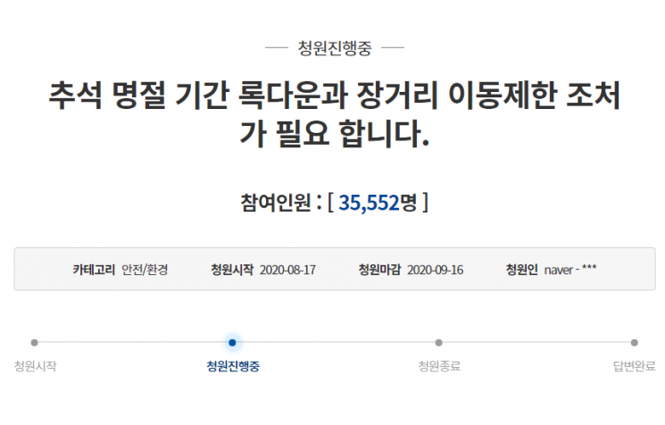 사진=청와대 청원 게시판 캡처