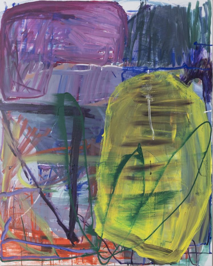 이나 겔큰 'Untitled(Mask Off)', 2019, Acrylic on canvas, 150x120㎝ [사진= 리안갤러리 대구 제공]