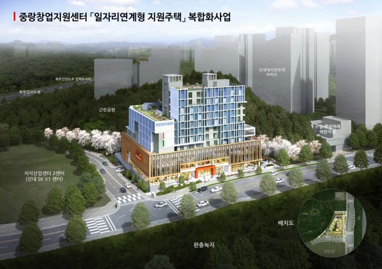 ‘중랑창업지원센터’ 복합화사업 조감도