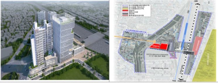 충남 천안시 스타트업 파크 조감도