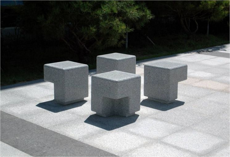 공원용 1,4인용 기부벤치