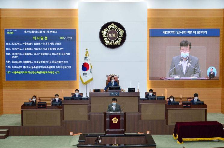 서울시의회 예결위원회 위원장 송재혁 의원 선출(종합)