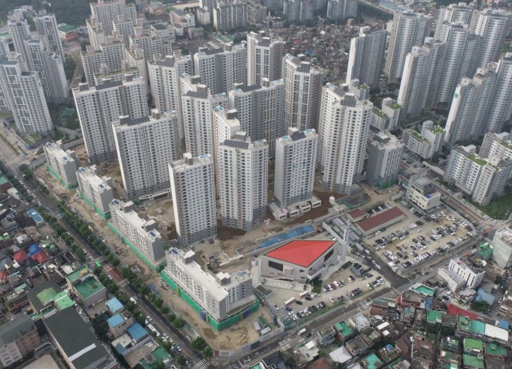 오는 12월 입주가 예정된 서울 성북구 장위동 '꿈의숲 아이파크' 공사현장 (제공=HDC현대산업개발)