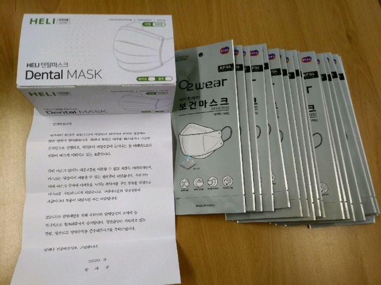 송파구, 저소득층(2만 명) 추석 선물 140만매 마스크 쏜다!