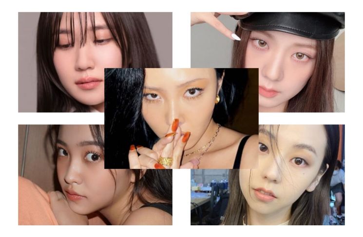 박은빈, 지수, 화사, 예리, 안소희. 사진=각 인스타그램