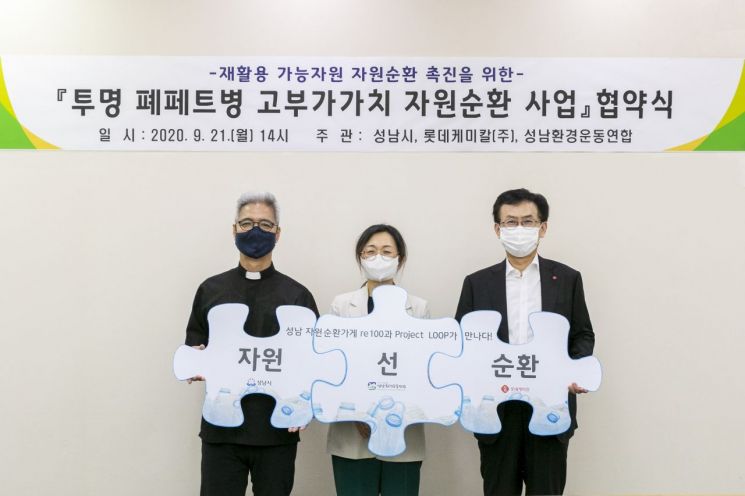롯데케미칼, 플라스틱 자원 선순환 확대를 위한 제1호 지역클러스터 조성