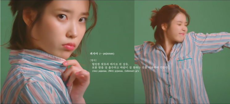 사진= 아이유 팔레트 뮤비캡처.