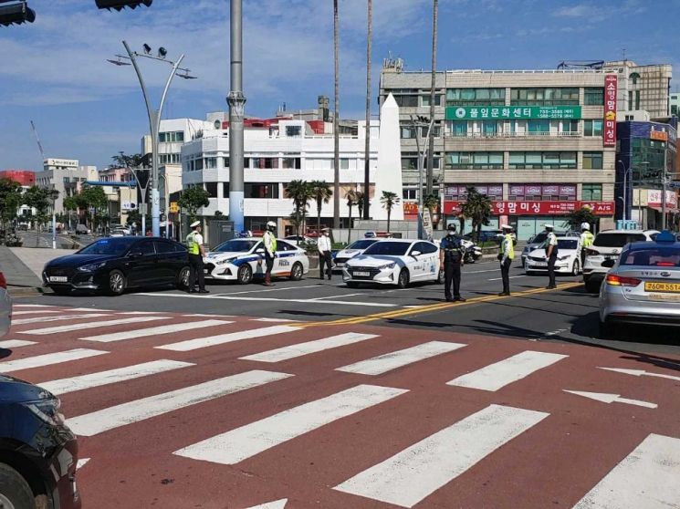 자치경찰-제주경찰청, 합동 단속으로 교통사고 줄인다
