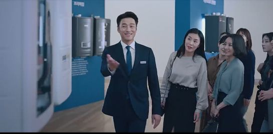 지난해 배우 지진희씨를 광고모델로 제작한 친환경 보일러 보급 사업 영상 모습