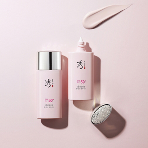 사진=LG생활건강 '수려한 천삼설윤 톤업선 플루이드'.
