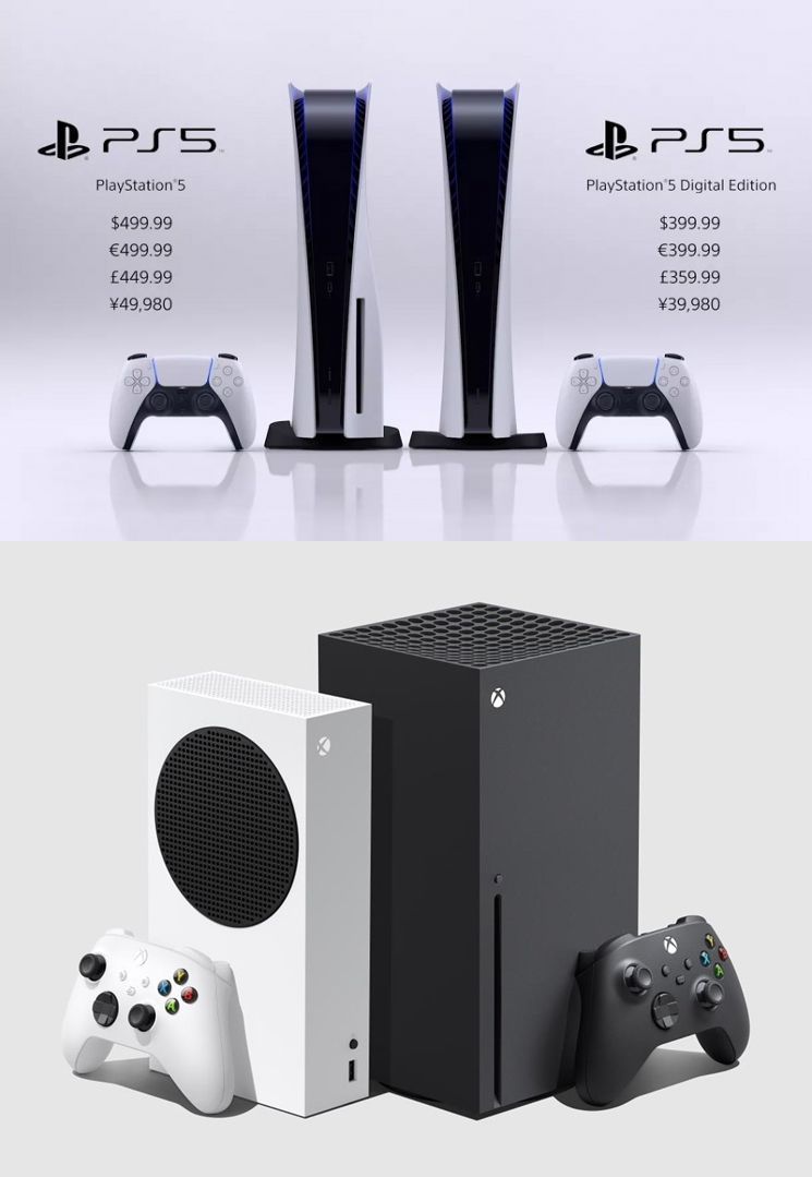 PS5 VS XBox 시리즈X…차세대 콘솔 게임기 대격돌