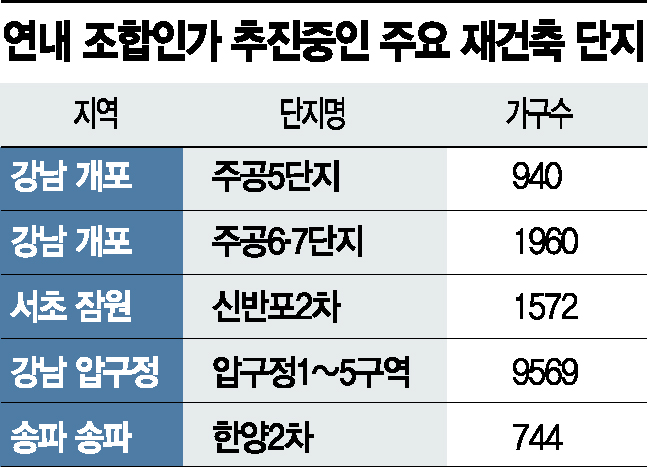"실거주 규제라도 피하자" 강남권 재건축 조합 설립 가속화