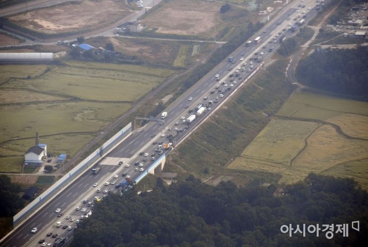 [포토] 서평택IC 부근 정체