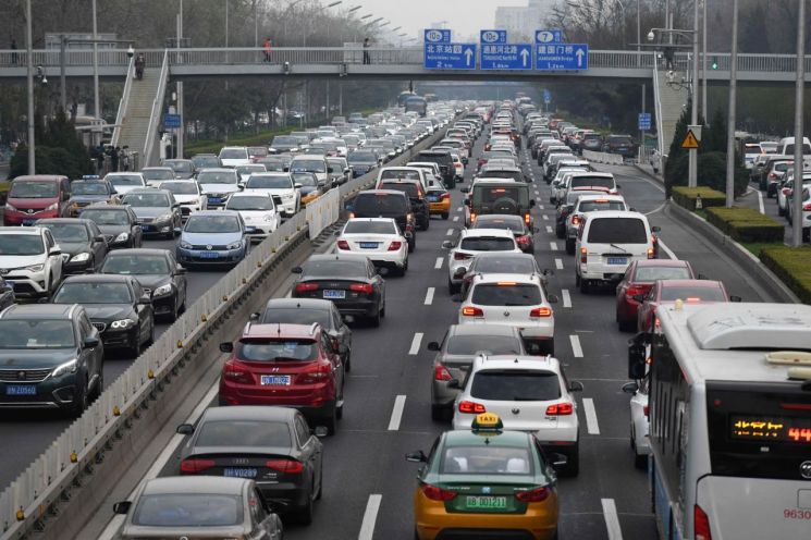 지난달 중국 자동차 판매 증가 전환…'신에너지차' 호조