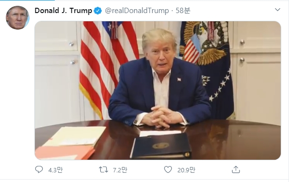 "트럼프 코로나19 확진 등 혼란에도…경기부양책이 증시 버팀목 될 것"