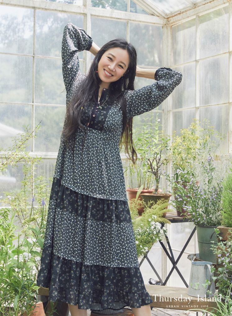 공효진, 사랑스러운 에코퍼 패션