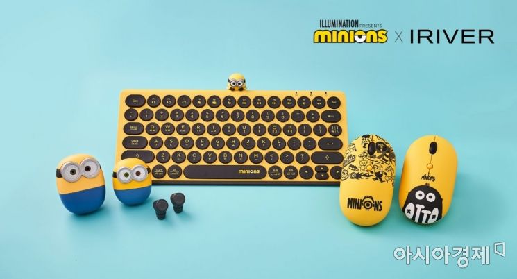 아이리버, 미니언즈 무선이어폰·키보드·마우스 출시