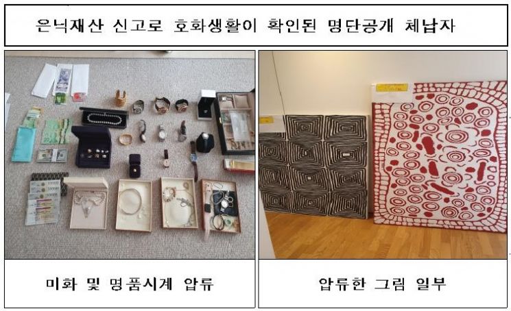 악의적 고액체납자 '철퇴'…812명 강도 높은 추적조사 실시 