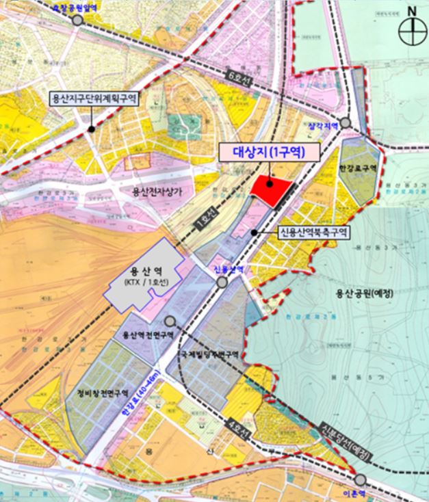신용산역 북측 제1구역 재개발, 337가구 규모로…임대 36가구 포함