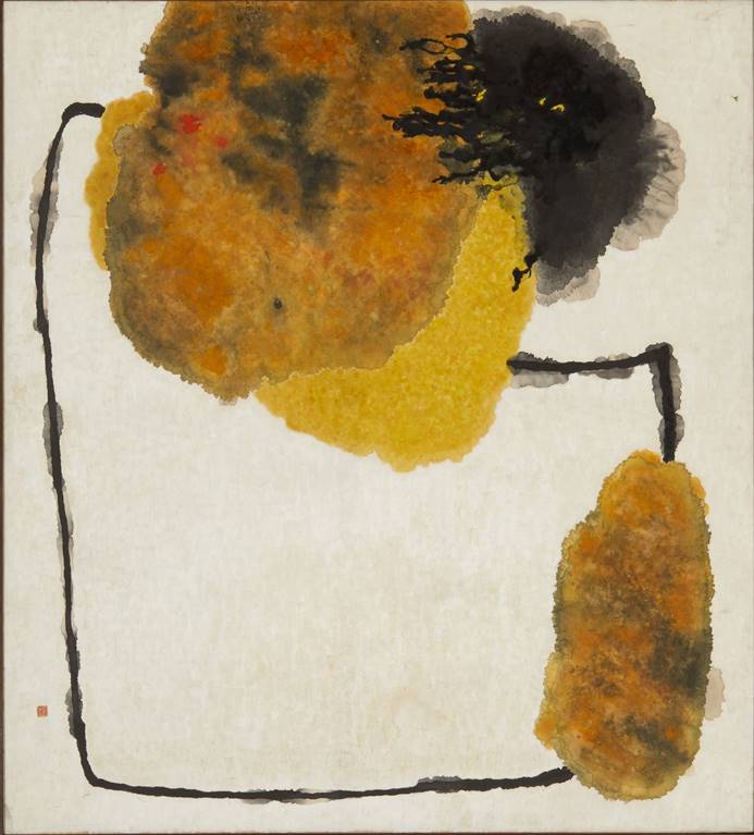 박래현 '잊혀진 역사 중에서', 1963, 종이에 채색, 150.5x135.5㎝, 개인 소장  [사진= 국립현대미술관 제공]