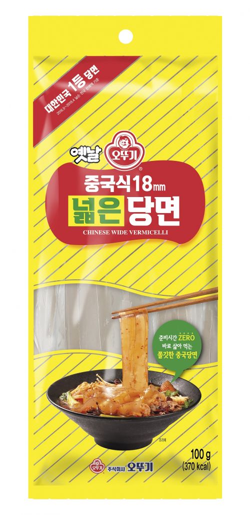 오뚜기, 옛날 ‘중국식 18mm 넓은당면’ 출시