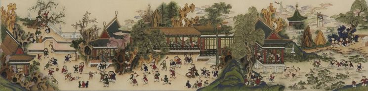 천영선 민화  백동자도 (사진=거창군)