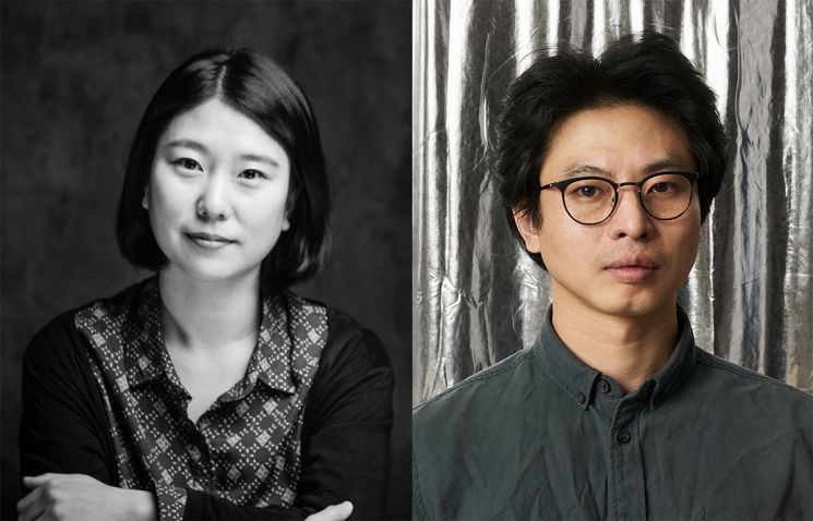 제 11회 두산연강예술상 수상자인 윤혜숙(공연부문, 사진 왼쪽)씨, 김경태(미술부문)씨