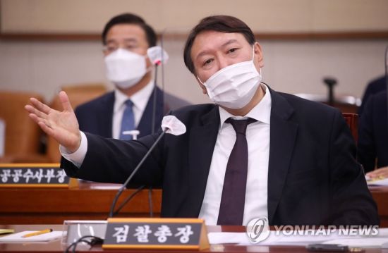 "檢총장, 장관 부하 아냐" '윤석열 국감' 시청률 10% 육박