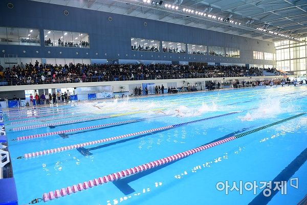 사진은 김천에서 열린 제14회 꿈나무전국수영대회 모습.