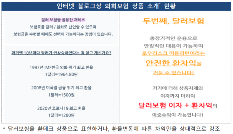 "달러보험은 환테크 상품 아닙니다"…금융당국 소비자경보