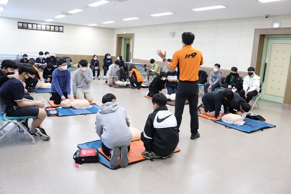 무안소방서, 응급처치 체험 교실 운영