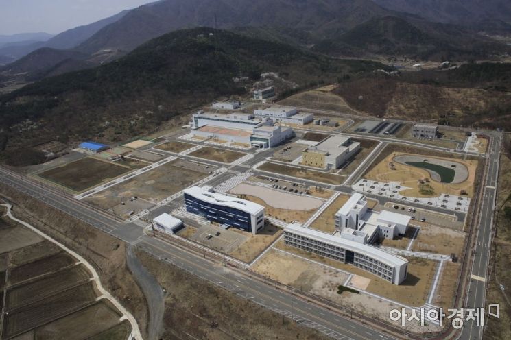 경주 양성자과학연구원 전경.
