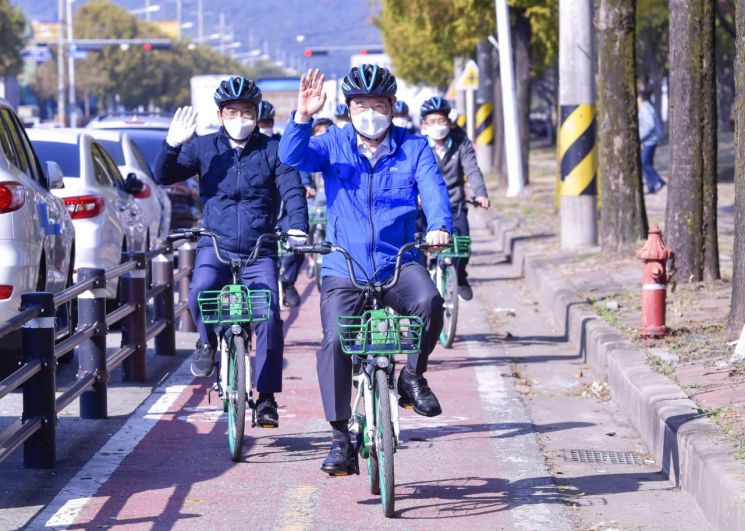 광주시, 평동산단에 제2호 생활형 자전거도로 조성