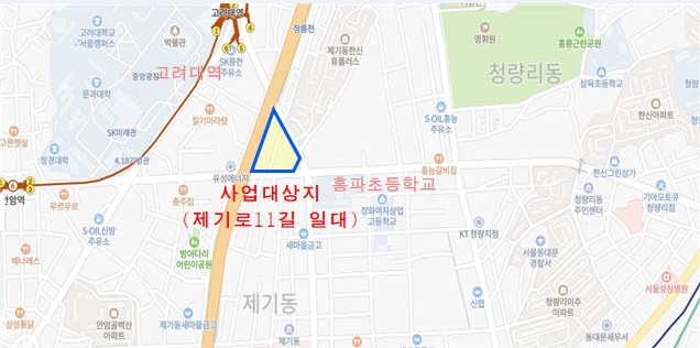 동대문구 제기동 골목길 재생사업 사업비 11억 원 확보 