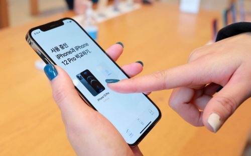 [포토] 애플 첫 5G 스마트폰, 아이폰12 출시