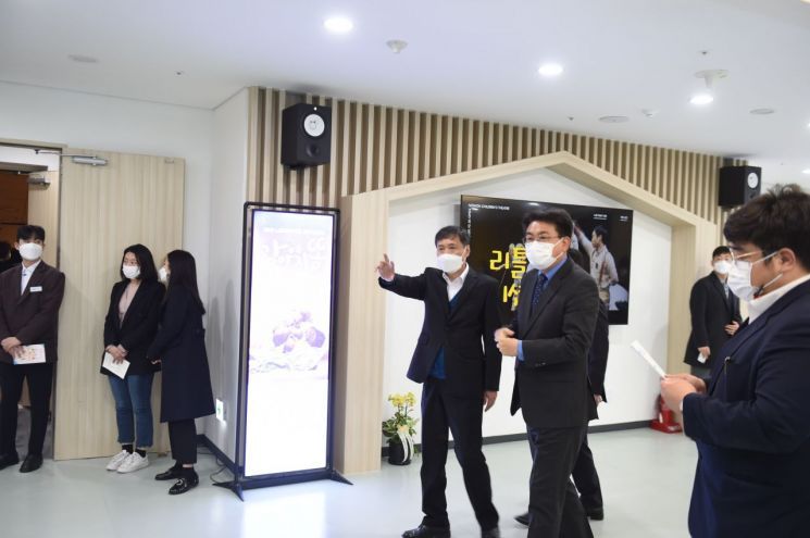 오승록 구청장이 30일 오후 2시 노원어린이극장 개관식에 참석했다.
